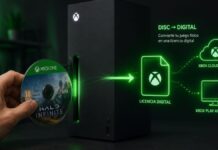 Xbox prueba una función para convertir juegos físicos en copias digitales